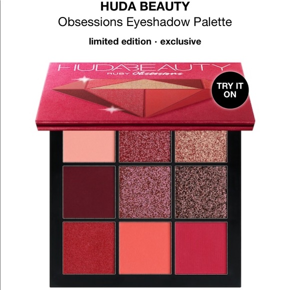 Huda Beauty Ruby Obsessions Eyeshadow palette - Picture 1 of 3